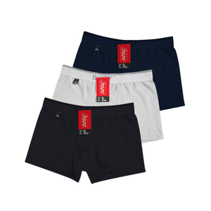 Calzoncillos bóxer de algodón para hombre con cintura personalizada Vinh Hung Garment Color sólido Spandex Modal transpirable de tiro medio al por mayor de punto OEM - Product Image 2