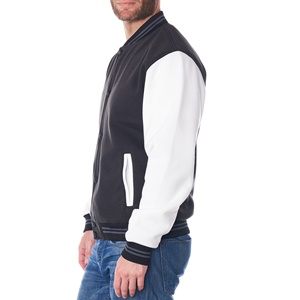 2025 Manufacturers for Clothing Brand Custom PU Leather Sleeve Letterman Men Varsity <b>Jacket</b> - Product Image 5