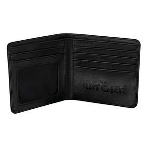 The Witcher 3 White Wolf - Cartera de cuero con medallón de metal para tarjetas de visita y tarjetas de crédito - Product Image 2