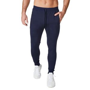 Pantalon de jogging athlétique ajusté en tissu extensible 4 directions léger personnalisé, imprimé, en nylon et élasthanne pour homme - Product Image 1