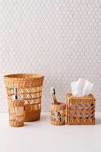 Hot Selling Product Rattan Household Bath Items <b>Bathroom</b> Sanitary Items Customize Package <b>Other</b> <b>Bathroom</b> <b>Furniture</b> - Product Image 2