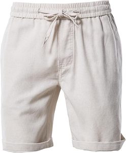 Pantalones cortos cargo de camuflaje informales para hombres Técnicas teñidas lisas de patrón sólido antiarrugas - Product Image 4