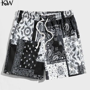 กางเกงว่ายน้ำขาสั้นผู้ชายกางเกงขาสั้นชายหาดพิมพ์ลายกราฟิกแบบผูกเชือกแบบลำลองฤดูร้อน - Product Image 6