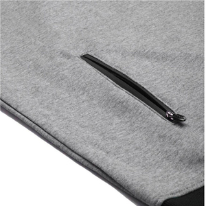 Sweat-shirts décontractés pour hommes, surdimensionnés, col rond côtelé, couleur unie, logo personnalisé, sweat-shirts à capuche en coton lourd, pull-over - Product Image 6