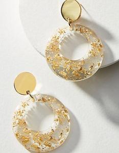 Boucles d'oreilles classiques en résine époxy, style fête, personnalisées, pour femmes, vente en gros, nouvelle collection, très tendance - Product Image 1