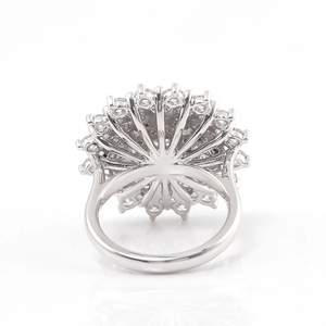Lujo personalizado 925 VVS Moissanite anillo de diamante S925 plata esterlina 14K/18K anillo de compromiso de oro sólido con diseño clásico - Product Image 6