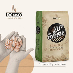 Semolina de Trigo Duro Orgánica de Primera Calidad Hecha en Italia en Bolsa de Papel de 25 kg Ideal para la Producción de Pan - Product Image 2