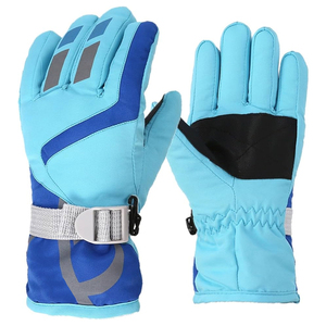 Guantes de esquí de cuero con aislamiento térmico y cálido para invierno ODM y OEM de alta calidad, ropa cómoda para venta al por mayor - Product Image 2