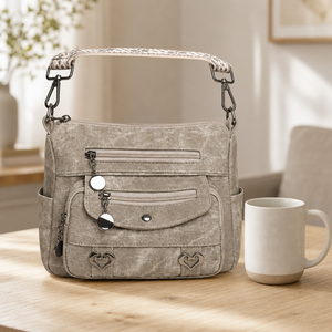 Women's Crossbody <b>Bag</b> <b>Woven</b> Fabric Multi Pocket Shoulder <b>Bag</b> with Patterned Strap - Product Image 2