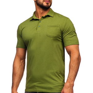 Wholesale High Quality Plain Casual <b>Men</b> Polo <b>Shirts</b> OEM ODM New Custom Breathable Anti-Pilling Solid Color <b>Men</b> Polo <b>Shirts</b> - Product Image 1