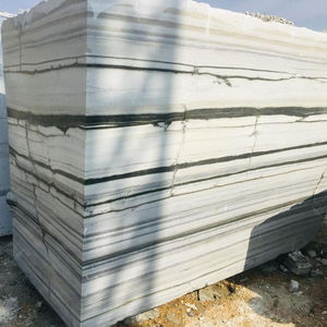 Panda White Marble <b>Block</b> Indian Natural Stone Cut to Size Tile for Countertops Bar Tops Flooring and Big Slabs - Product Image 1