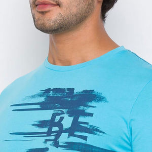 2024 nuevas camisetas de talla grande de ajuste Regular de Color sólido con cuello redondo para hombre diseño gráfico personalizado transpirable algodón ecológico Bambú - Product Image 6