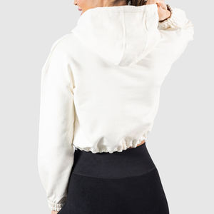 Ropa de invierno 2025 para mujer, Top corto suave, sudaderas con capucha, Top corto informal de algodón de manga larga, sudaderas con capucha para mujer - Product Image 6