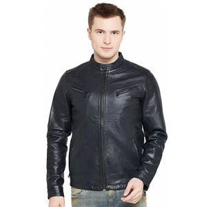 Chaqueta de Cuero para Hombre de Invierno, Transpirable, de Alta Calidad, Manga Larga, Informal, a la Moda, al por Mayor, OEM - Product Image 3