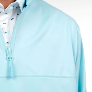 เสื้อยืดแขนยาวมีซิปสำหรับผู้ชายชุดออกกำลังกายสำหรับผู้ชายชุดออกกำลังกายแขนยาวผ้าโพลีเอสเตอร์สำหรับใส่กลางแจ้ง - Product Image 4