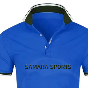 Polos de alta calidad sin logotipo Polos para hombre Camisetas polo con paneles deportivos de diseño personalizado - Product Image 2