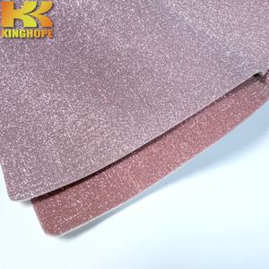 Tissu brillant à paillettes épaisses de couleur intense en similicuir PU effet Cendrillon pour empeignes de chaussures - Product Image 2