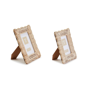 Décor de cadre photo en rotin fabriqué au Vietnam matériau écologique utilisé pour la décoration de la maison cadres photo en gros - Product Image 3