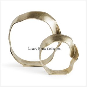 Statue de table élégante en bois et sculpture unique de couleur marron avec des fournitures d'accent décoratif de forme carrée de base de concepteur - Product Image 6