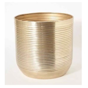 Jardinière moderne martelée en aluminium Pot moderne en métal Jardinière élégante en aluminium idéale pour le balcon intérieur et la décoration de jardin à la maison - Product Image 4