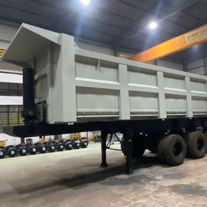 รถพ่วงแบบพรีเมียม ออกแบบด้วยโครงสร้างเหล็กที่แข็งแรงทนทาน พร้อมระบบไฮดรอลิกที่เชื่อถือได้เพื่อประสิทธิภาพการเทที่รวดเร็ว - Product Image 1