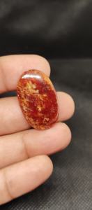 Granate Hessonita Natural de Calidad, Corte Cabujón Plano en Forma de Pera, Color Marrón, Gema Suelta, del Fabricante, Compre Ahora - Product Image 5