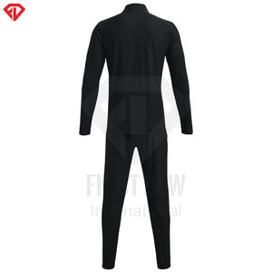 Chándal liso personalizado al por mayor, conjunto de poliéster de calidad superior, cierre de cremallera, diseño cómodo, ropa deportiva para hombre, chándal - Product Image 6