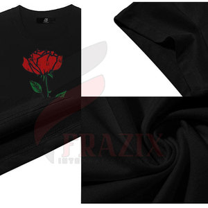 เสื้อยืดพิมพ์ลายแบบดรอปโชว์เดอร์สุดฮิตสำหรับผู้ชาย ผ้าฝ้าย 100% แห้งเร็ว ไม่ยับ ระบายอากาศดี สวมใส่สบาย - Product Image 5