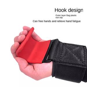 Ganchos de levantamiento de pesas GAF Empuñaduras Muñequeras Correas Guantes de levantamiento de pesas Agarre Soporte de muñeca para peso muerto Entrenamiento de gimnasio diario - Product Image 3