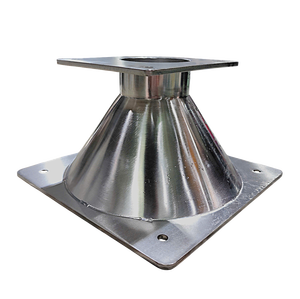 อะแดปเตอร์ท่อกลมทำจากสแตนเลสบริการเชื่อมแผ่นโลหะตามสั่ง - Product Image 1