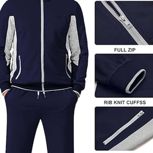 New Fashion Men Winter Casual Adult Plus Size Eco-Friendly Custom Logo Plain Dyed Digital Printing Long Sleeve Solid Pattern 2 1 - Product Image 4