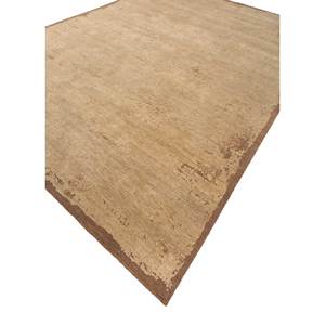 พรมไหมไผ่ถักมือ Urban Pause สีเบจและสีน้ำตาล รุ่นคลาสสิค รูปทรงสี่เหลี่ยมผืนผ้า AKWS-325 สำหรับใช้ในบ้านและทางเดิน พรมปูพื้นห้องที่สมบูรณ์แบบ - Product Image 2