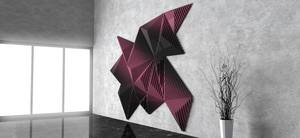 Parametric Wavy Wooden Wall Decor 60 Geometric Pattern CNC <b>Files</b> Art Deco Style <b>Hanging</b> Art Digital Design Cutting Birthday - Product Image 4