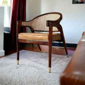 Silla de Comedor de Madera Maciza de Alta Calidad, Silla de Descanso, Silla de Madera Maciza para Hotel, Club, Restaurante - Product Image 5