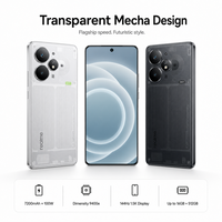 Teléfono Inteligente Realme Neo7 Turbo 5G, Dimensity 9400e, 7200 mAh, Carga Rápida de 100 W, Cámara de 50 MP con OIS, Pantalla AMOLED de 144 Hz, NFC, Android, 6.8 Pulgadas