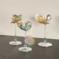 Nouveau produit 2025 coquillage Martini lunettes coquille verres à vin mariage demoiselle d'honneur cadeau anniversaire cadeau enterrement de vie de jeune fille