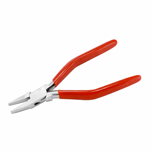 Pince à bec plat de haute précision pour la fabrication de bijoux, en acier inoxydable, outil à mâchoires lisses pour la fabrication de perles - Product Image 5
