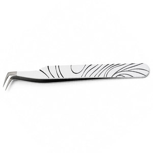 SHEARS BEAUTY แหนบดัดขนตาสแตนเลสสตีล ปลายเรียบ ป้องกันไฟฟ้าสถิต ดีไซน์น้ำหนักเบา ขนาด 10 มม. สำหรับทำเล็บ - Product Image 6