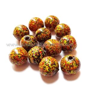 12 Premium ovale cristal Rondelle bijoux haute qualité grand trou taille perles de verre fantaisie four perles en vrac au chalumeau - Product Image 2