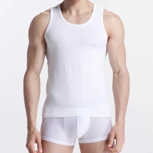 2025 nouveau débardeur de gymnastique surdimensionné 100% coton sur mesure pour hommes grande taille Stringer avec impression personnalisée et Logo pour la course - Product Image 3