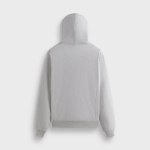 Custom Light <b>Grey</b> <b>Zip</b>-Up <b>Hoodie</b> - Classic Minimalist <b>Hoodie</b> for Men and <b>Women</b> in Streetwear and Casual Fashion OEM ODM Custom - Product Image 3