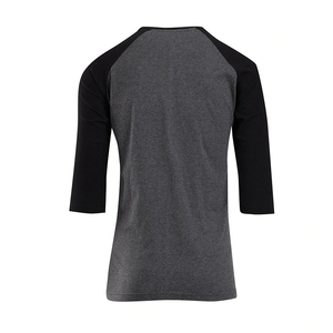 Nanchang เสื้อยืดคอกลมแขนสองสีสำหรับผู้ชาย34, เสื้อยืดเบสบอลแขนแร็กแลน - Product Image 2