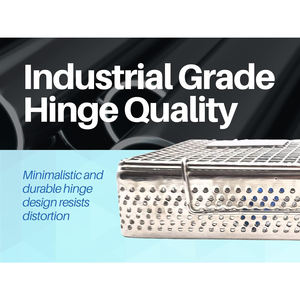 Organizador de Esterilización Autoclavable para Piezas de Mano Dentales, Tubos, Bandeja de Malla para 10 Instrumentos, Fuente de Alimentación Manual, Vaslcare - Product Image 6