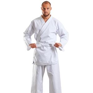 Uniforme de karaté à col en V au design personnalisable, 100% coton, respirant, léger, unisexe, pour adultes, tenue d'entraînement d'arts martiaux - Product Image 1