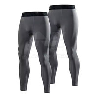 Leggings para Hombre de Fabricación Profesional, Cintura Elástica de Alta Calidad, Transpirables, Spandex/Poliéster, Servicio de Personalización Completo