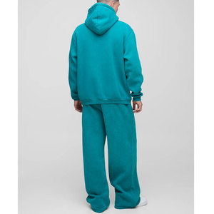 Ensemble survêtement streetwear personnalisé pour homme, deux pièces, pantalon de jogging évasé, ensemble survêtement ample - Product Image 2