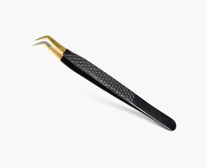 Pince à cils de haute qualité améliore votre jeu de cils Pince à cils noire incurvée pour la précision et le style - Product Image 1