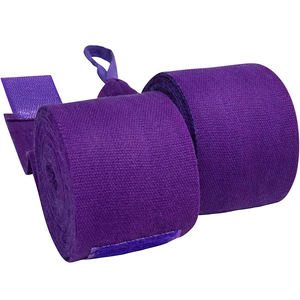 Bandes de poignet élastiques personnalisées pour la sécurité et l'entraînement en fitness, avec protection de la paume et logo en caoutchouc pour l'haltérophilie - Product Image 1