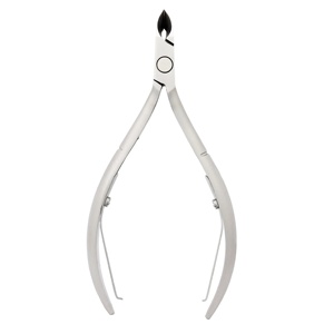Pince à cuticules professionnelle D01 coupe-ongles en acier inoxydable coupe tranchante dissolvant de peau morte couleur naturelle Logo OEM et emballage - Product Image 3