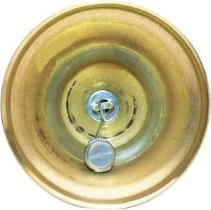 Campana Náutica Antigua de Latón Macizo con Mango de Madera Nueva - Product Image 5